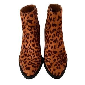 Madden Girl Cheeta Print Booties boots women’s shoes size 6.5